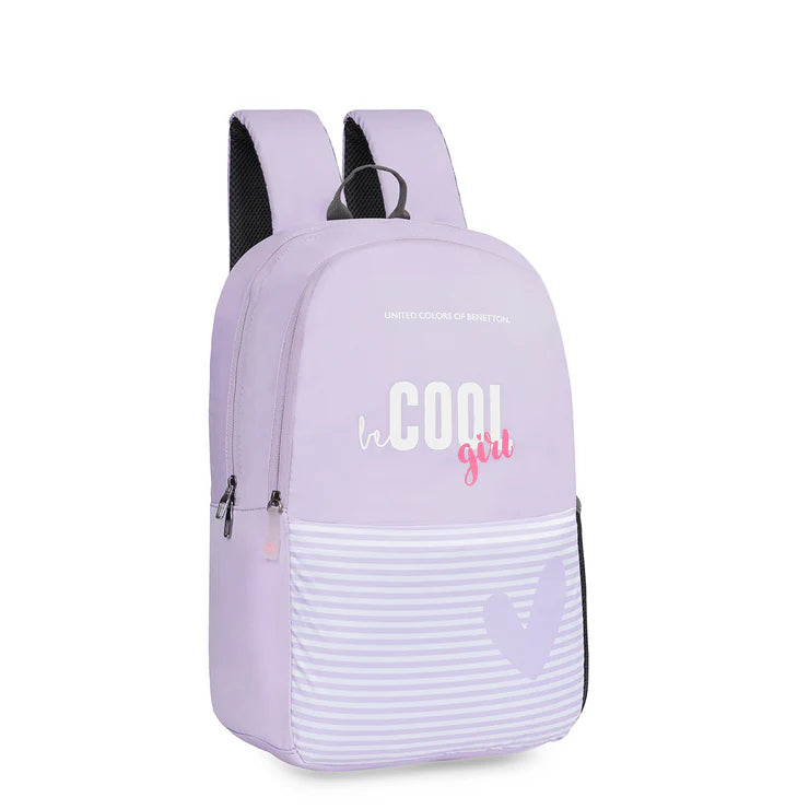 United Colors of Benetton Elsie Back to School Backpack Lavender