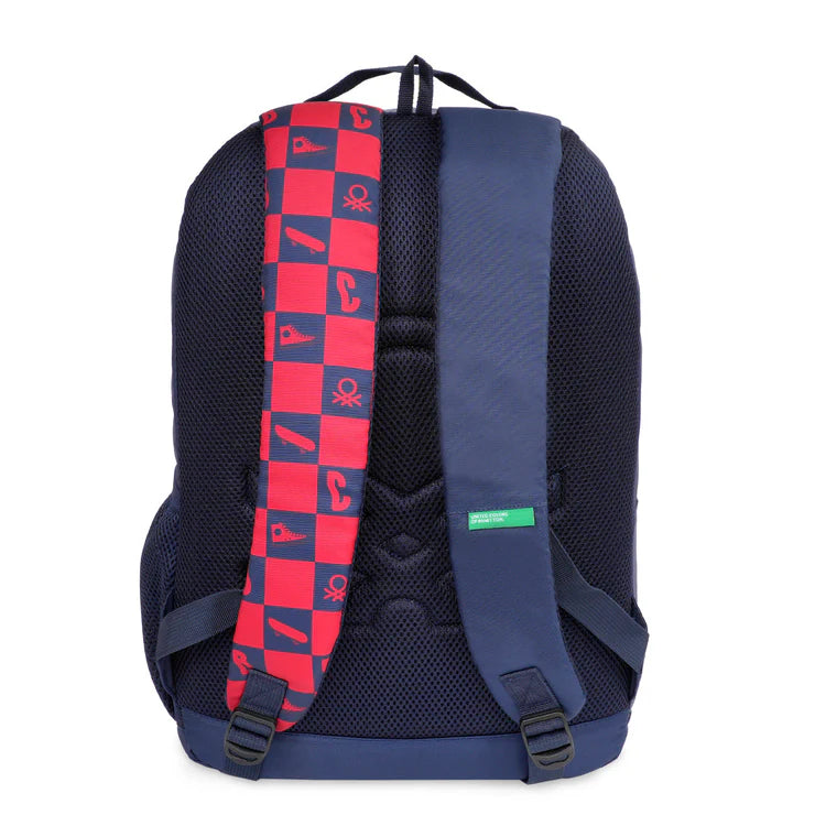 United Colors of Benetton Reign Back to School Backpack Navy