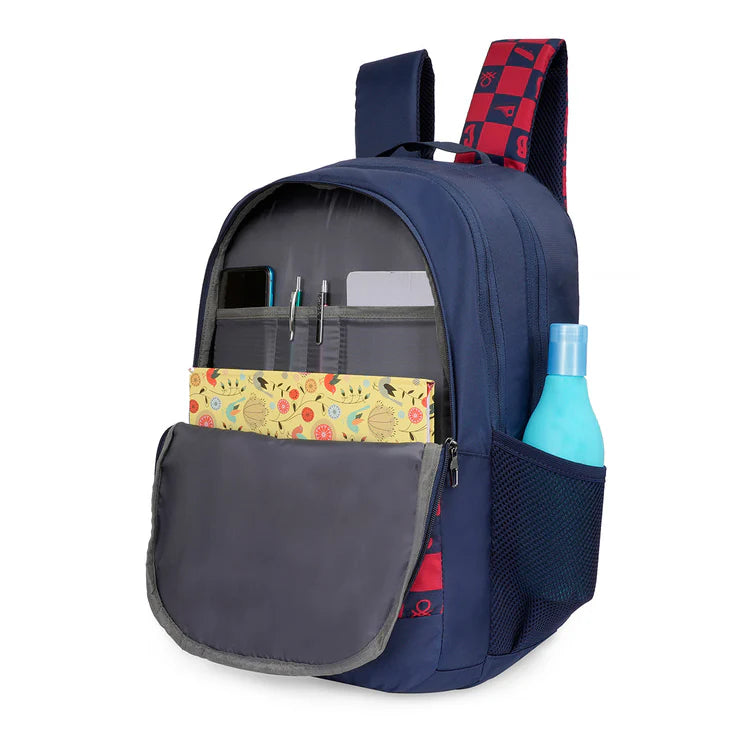 United Colors of Benetton Reign Back to School Backpack Navy