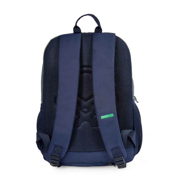 United Colors of Benetton Wilder Back to School Backpack Green+Navy