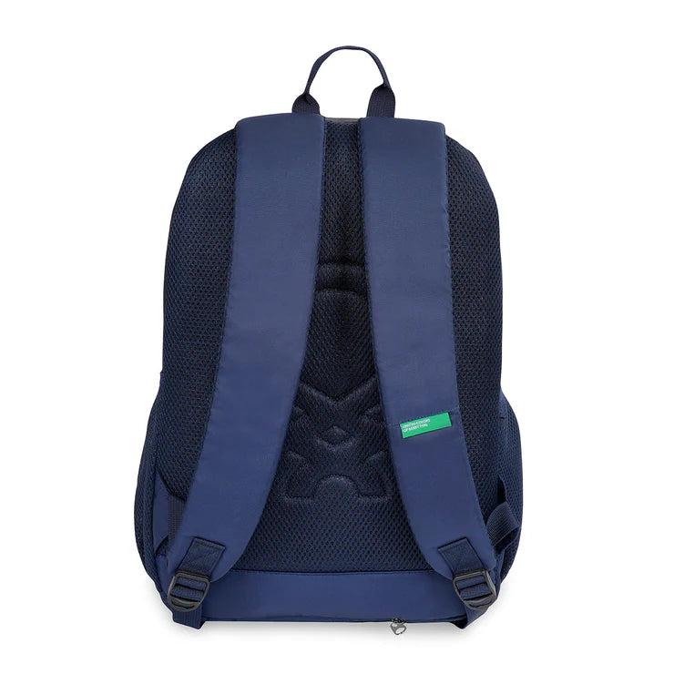 United Colors of Benetton Wilder Back to School Backpack Black+Navy