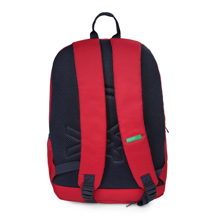 United Colors of Benetton Arcade Back to School Backpack Red