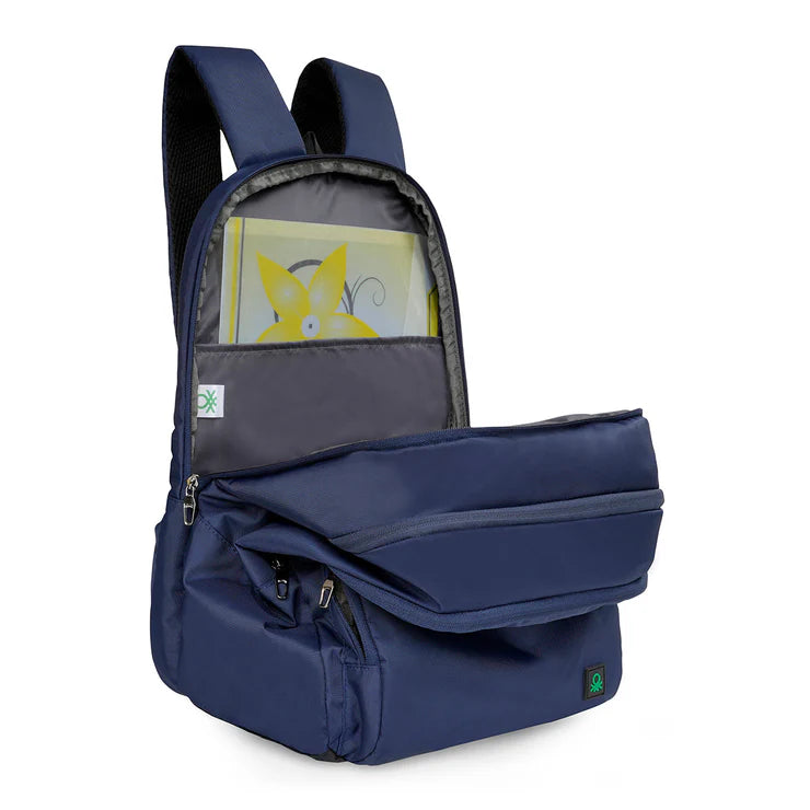 United Colors of Benetton Brixen Back to School Backpack Navy