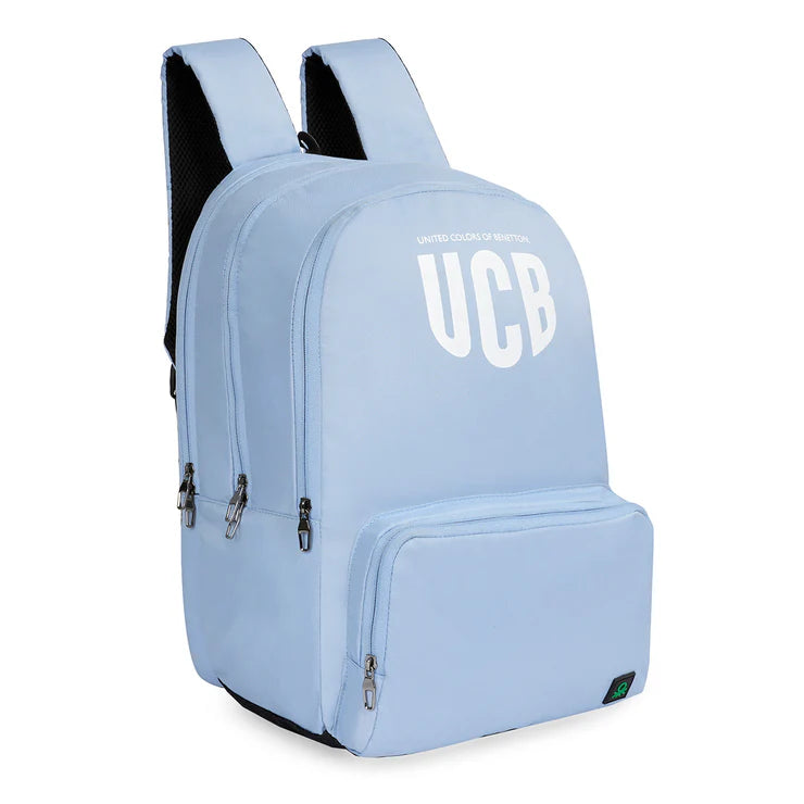 United Colors of Benetton Brixen Back to School Backpack Light Blue