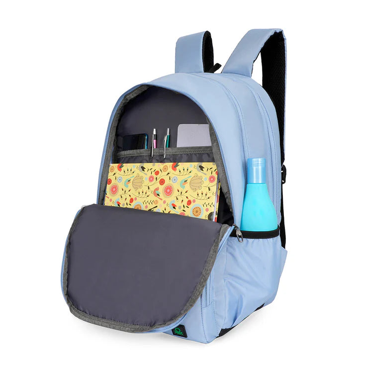 United Colors of Benetton Brixen Back to School Backpack Light Blue