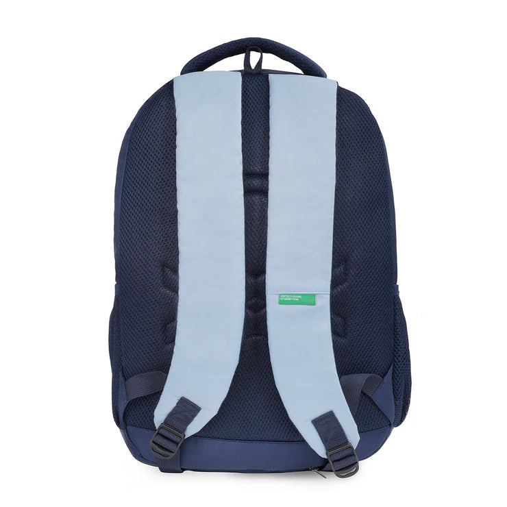 United Colors of Benetton Colter Back to School Backpack Navy+Light Blue