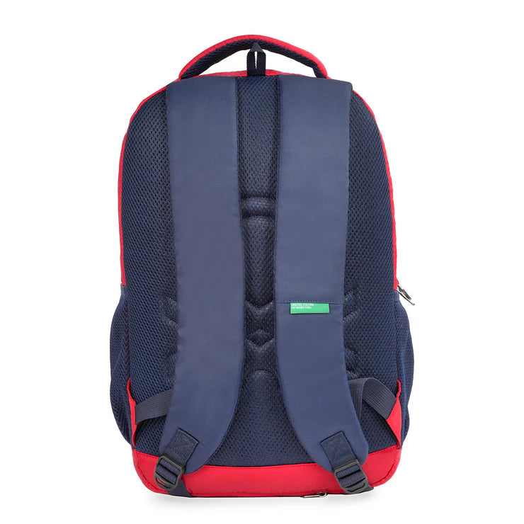 United Colors of Benetton Colter Back to School Backpack Red+Navy