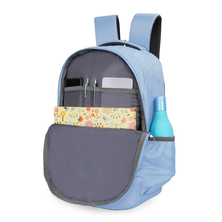 United Colors of Benetton Skater Back to School Backpack Light Blue