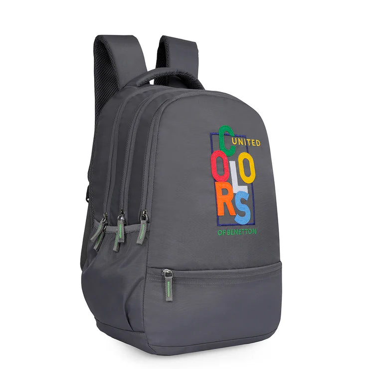 United Colors of Benetton Nyx Back to School Backpack Grey