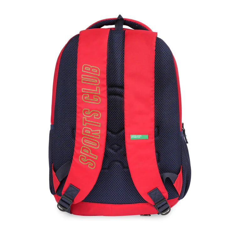 United Colors of Benetton Zeke Back to School Backpack Red