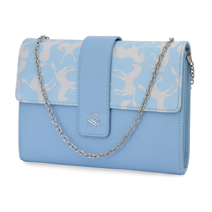 United Colors of Benetton Carole Women's Clutch Blue