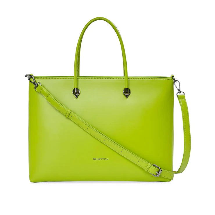 United Colors of Benetton Sophiana Women's Tote Lime