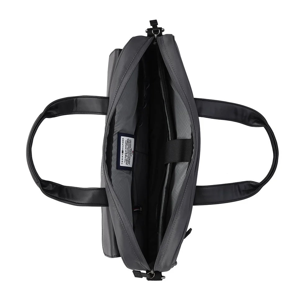Tommy Hilfiger Vitreous Business Case Grey + Black
