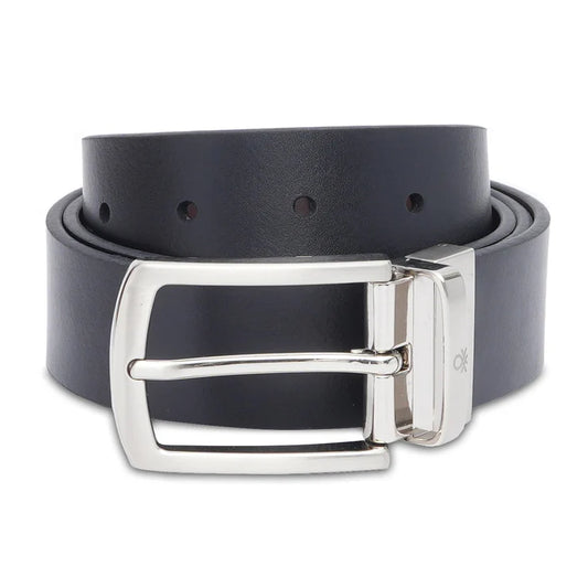 United Colors of Benetton Parc Men's Reversible Belt Black+Brown