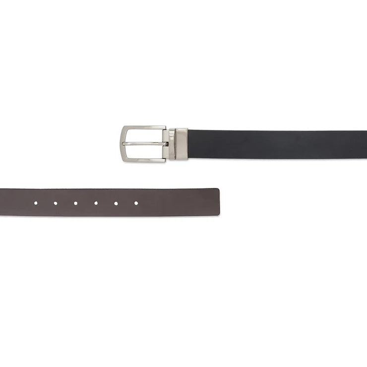 United Colors of Benetton Parc Men's Reversible Belt Black+Brown