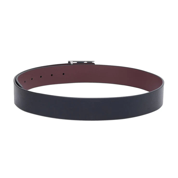 United Colors of Benetton Becco Men's Reversible Belt Black+Wine