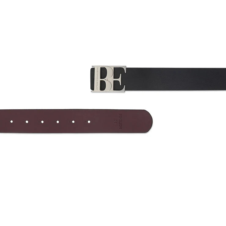 United Colors of Benetton Becco Men's Reversible Belt Black+Wine