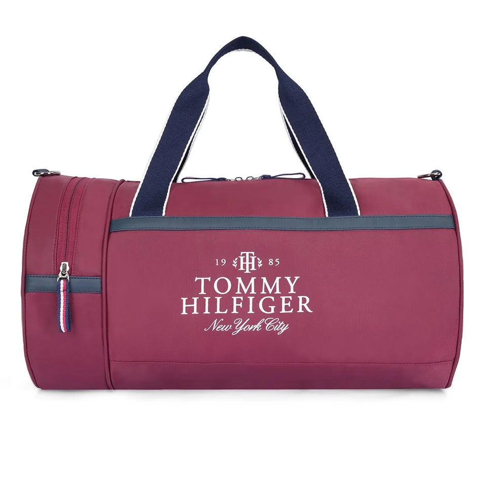 Tommy Hilfiger Deming Duffle Bag Wine