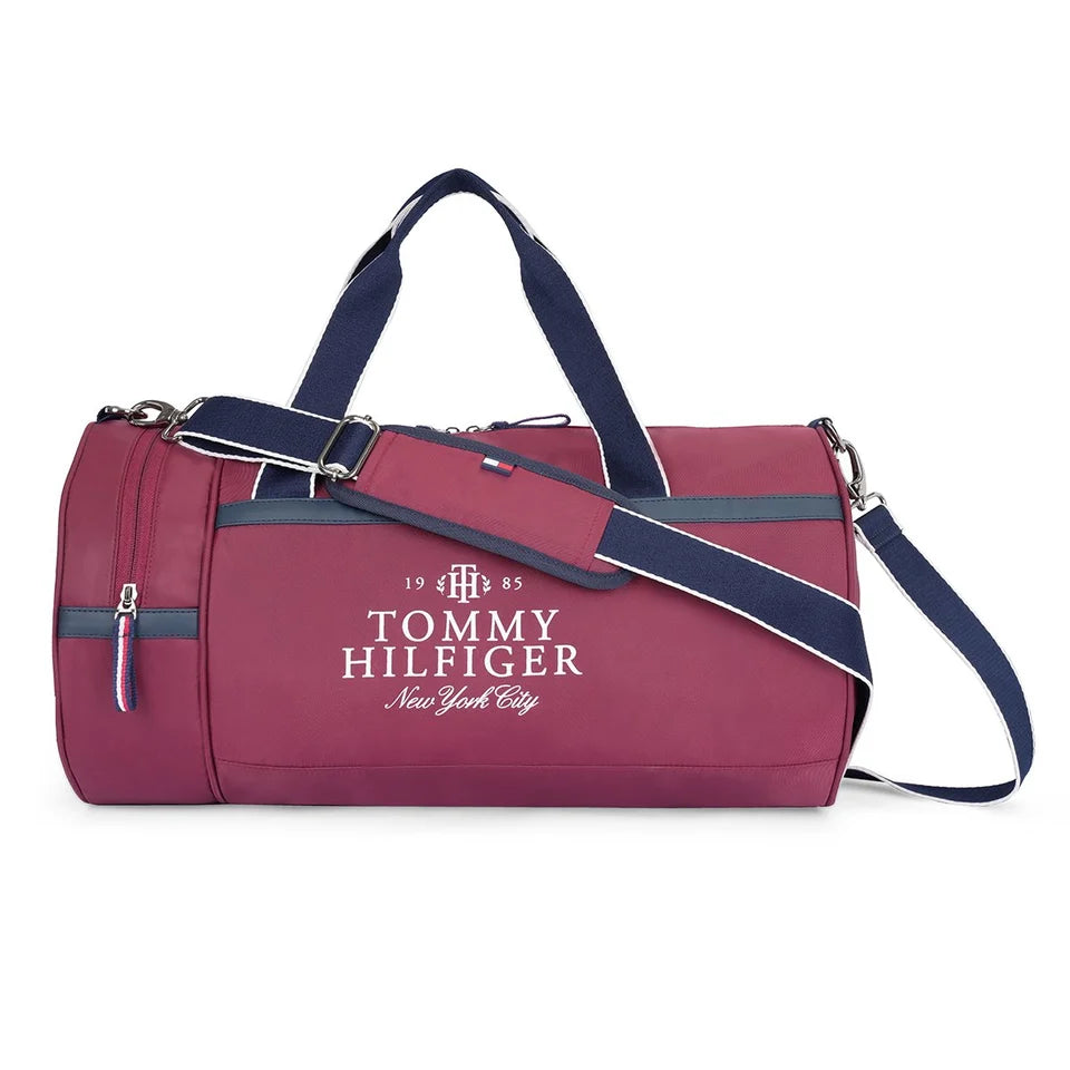 Tommy Hilfiger Deming Duffle Bag Wine