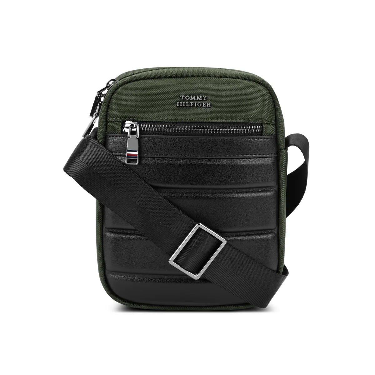 Tommy Hilfiger Bristow Unisex Crossbody Olive & Black