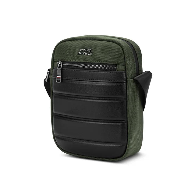 Tommy Hilfiger Bristow Unisex Crossbody Olive & Black
