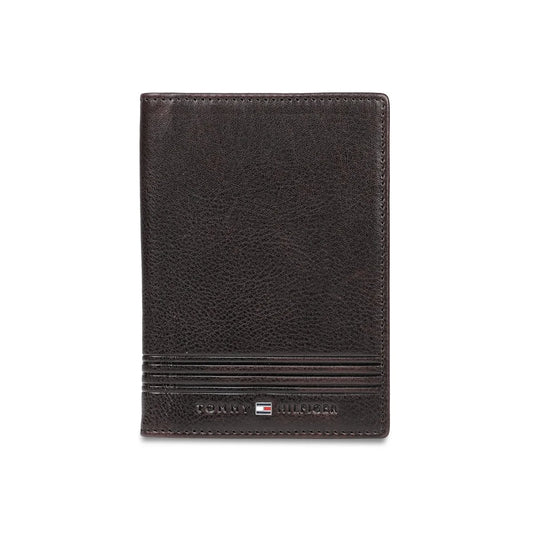 Tommy Hilfiger Prastio Men's Passport Cover Brown