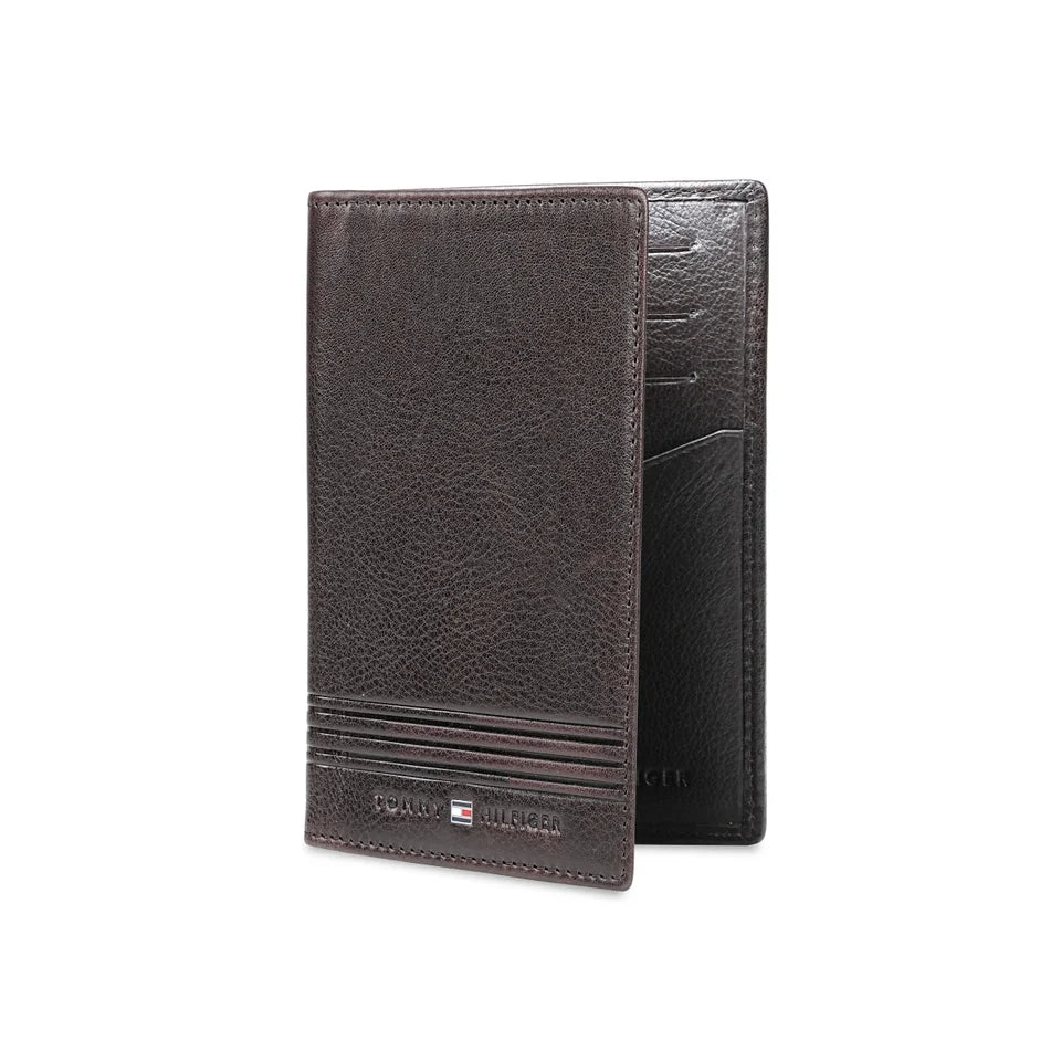 Tommy Hilfiger Prastio Men's Passport Cover Brown
