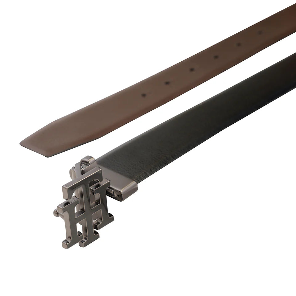 Tommy Hilfiger Athlone Men's Reversible Belt Black+Brown