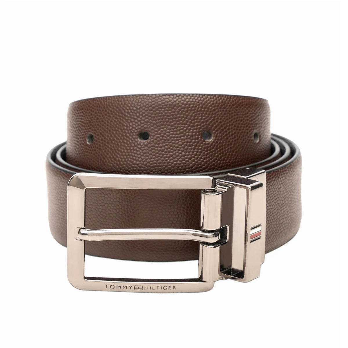 Tommy Hilfiger Grenaa Men's Reversible Belt Brown+ Black