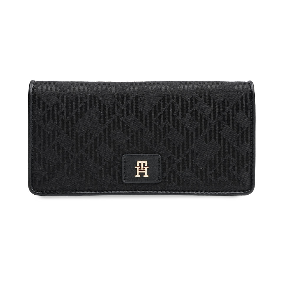 Tommy Hilfiger Trellis Women's Flap Wallet with Sling