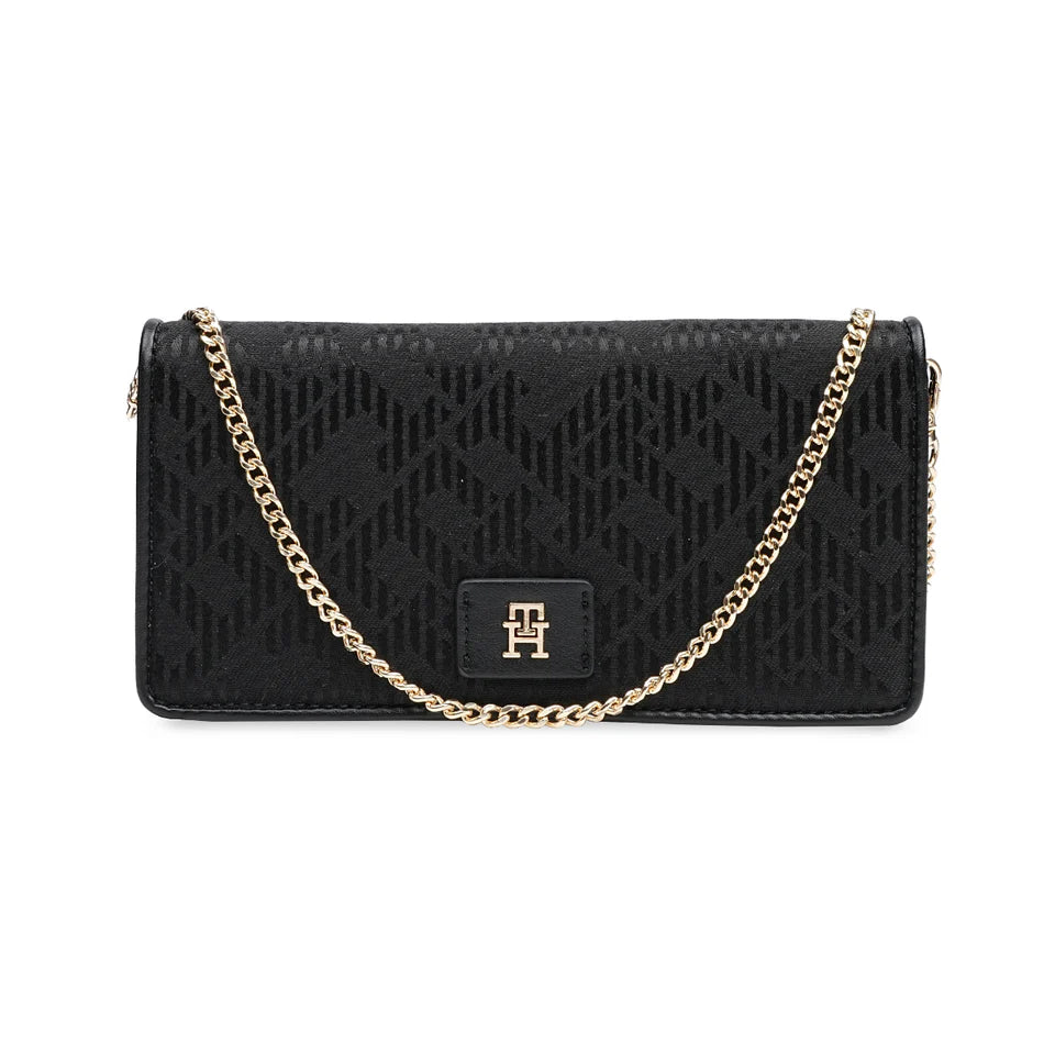 Tommy Hilfiger Trellis Women's Flap Wallet with Sling