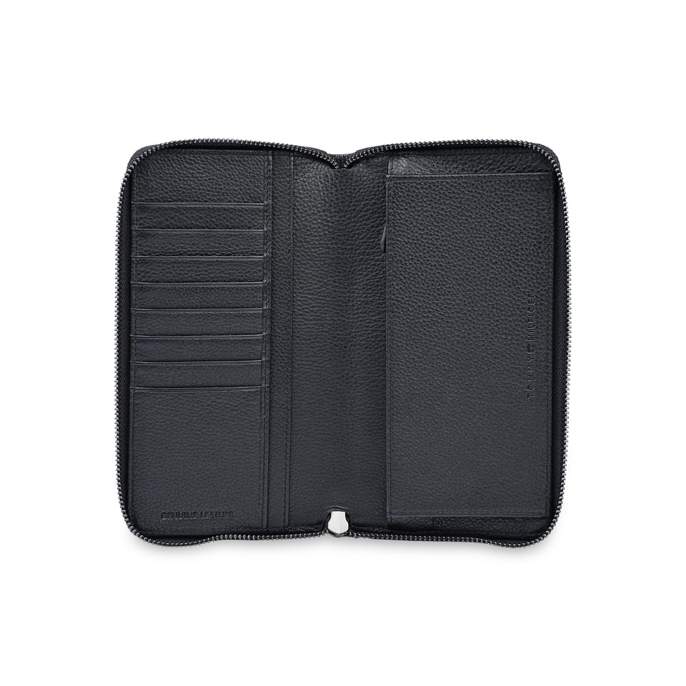 Tommy Hilfiger Archibald Men's Passport Case Black
