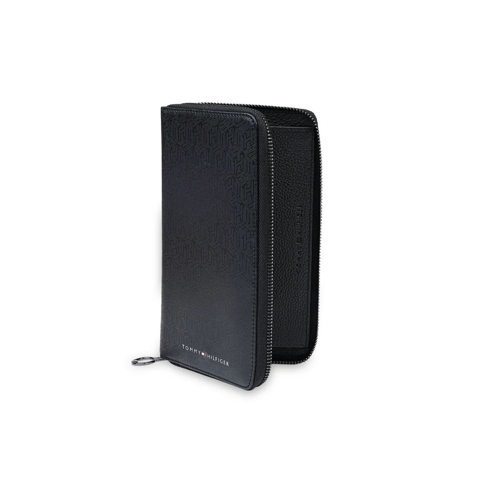 Tommy Hilfiger Archibald Men's Passport Case Black