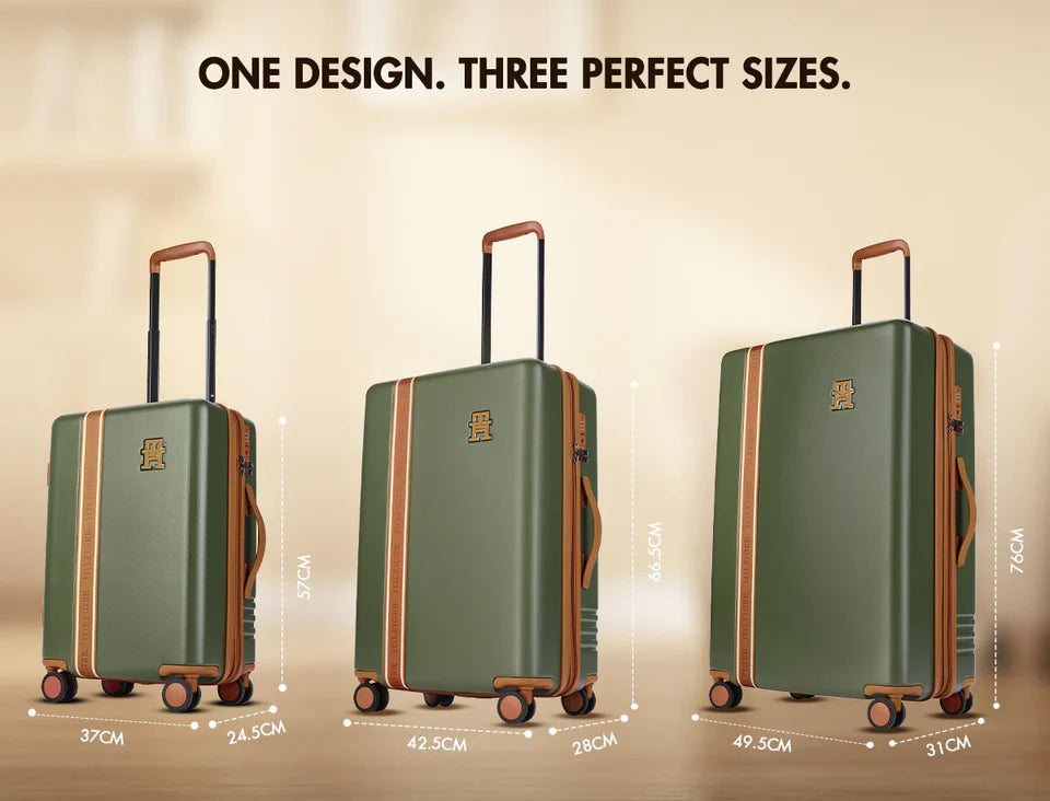 Tommy Hilfiger Edison Hard Luggage Olive