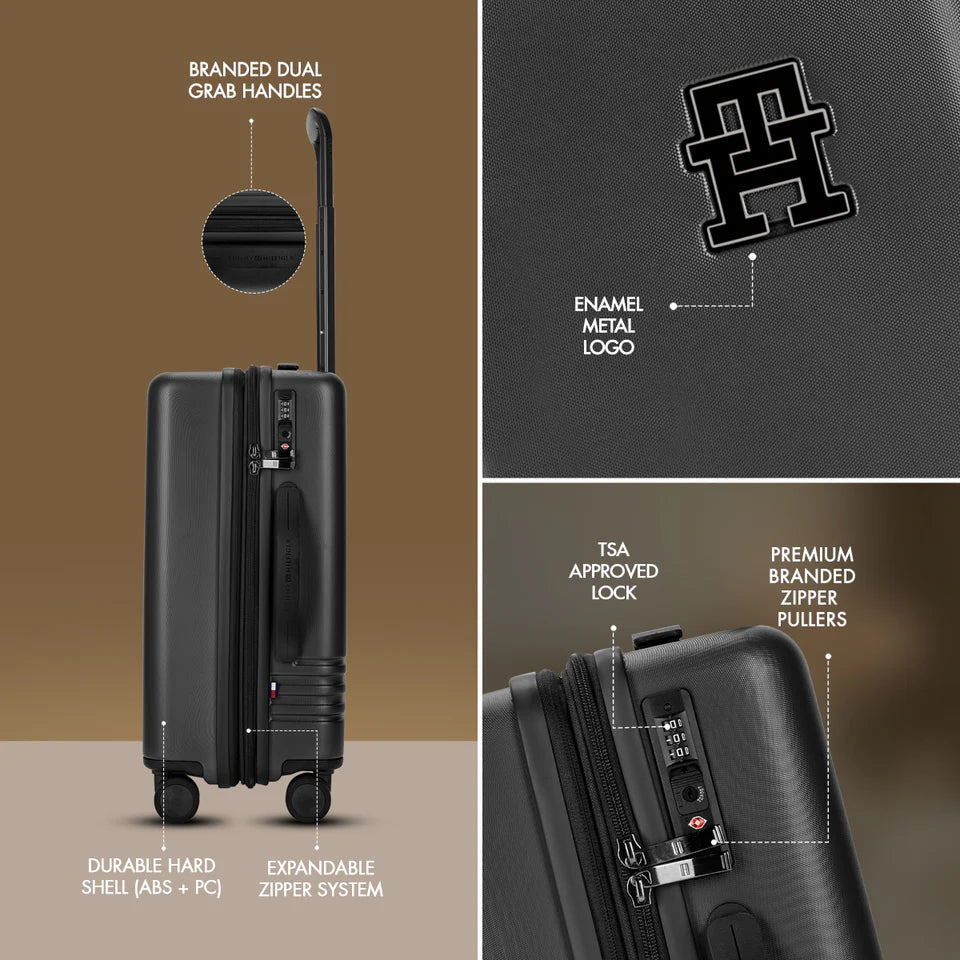 Tommy Hilfiger Edison Hard Luggage Black