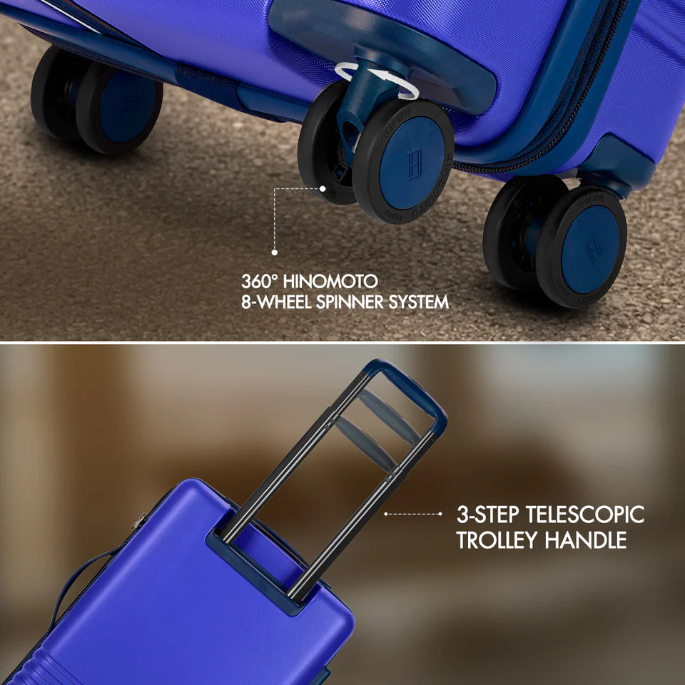Tommy Hilfiger Edison Hard Luggage Wedge Blue