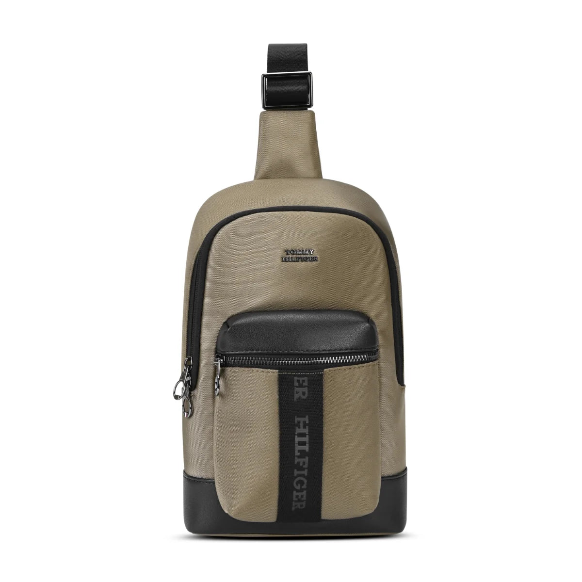 Tommy Hilfiger Cary Unisex Crossbody Beige & Black