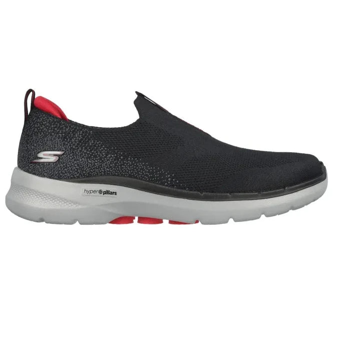 Skechers Black/Red Go Walk 6 Shoes For Men - 216202-BKRD