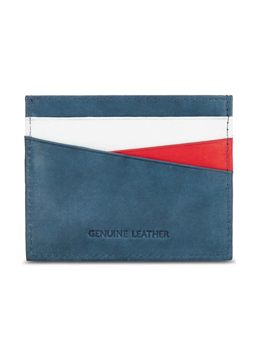 Tommy Hilfiger Accessories Churchill Leather Card Holder Navy