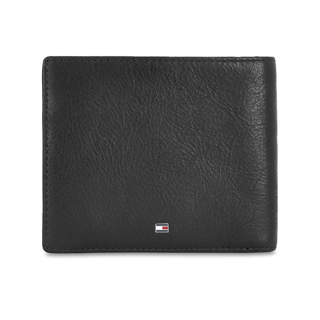 Tommy Hilfiger Oliver Men's Leather Global Coin Wallet Black