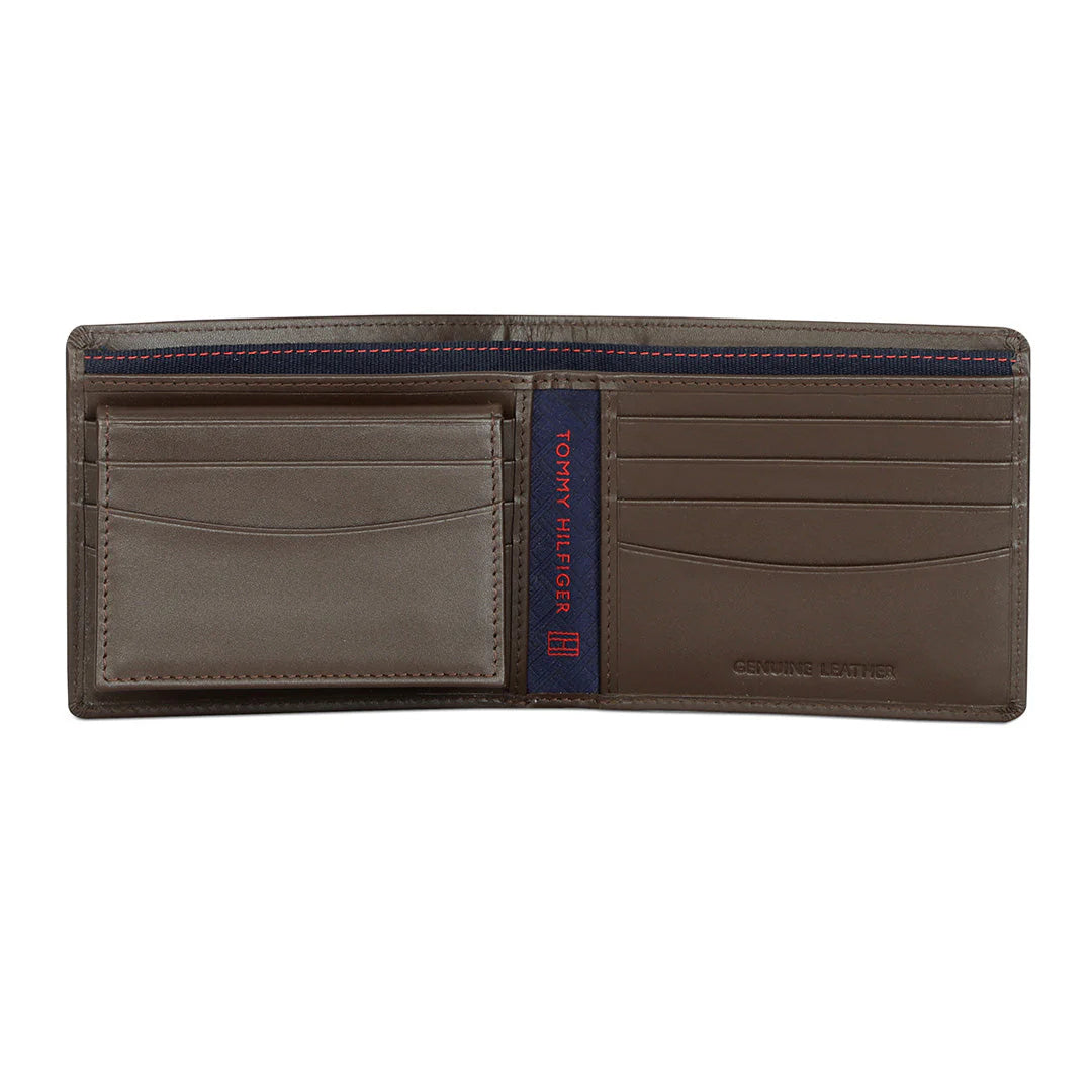 Tommy Hilfiger Stallion Men's Leather Wallet Brown