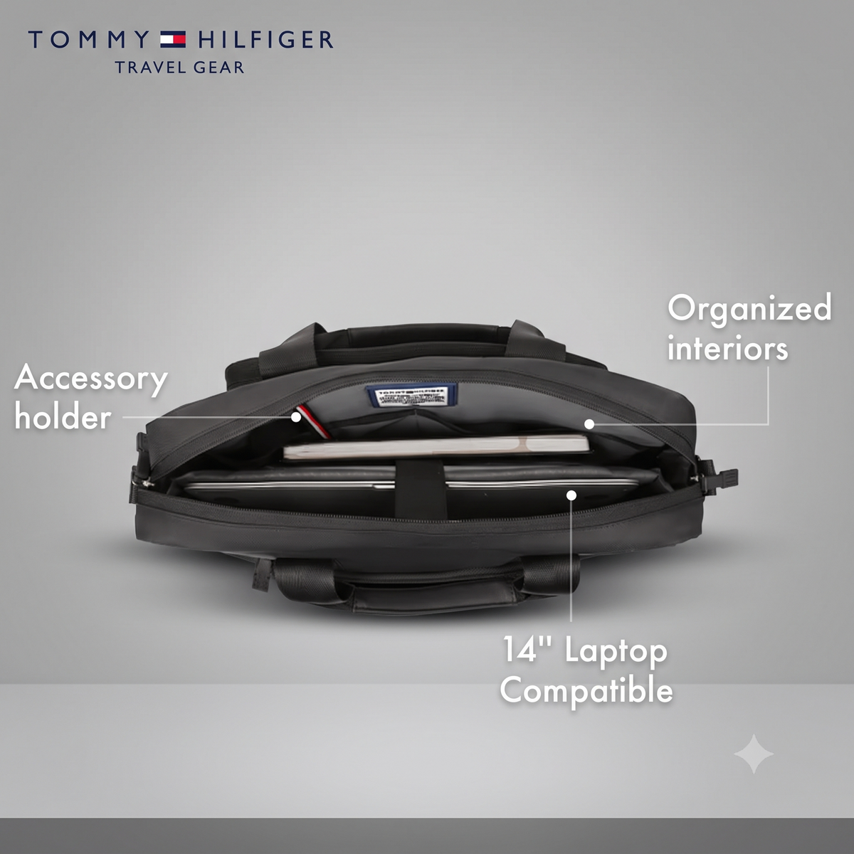 Tommy Hilfiger Latham Business Case Black