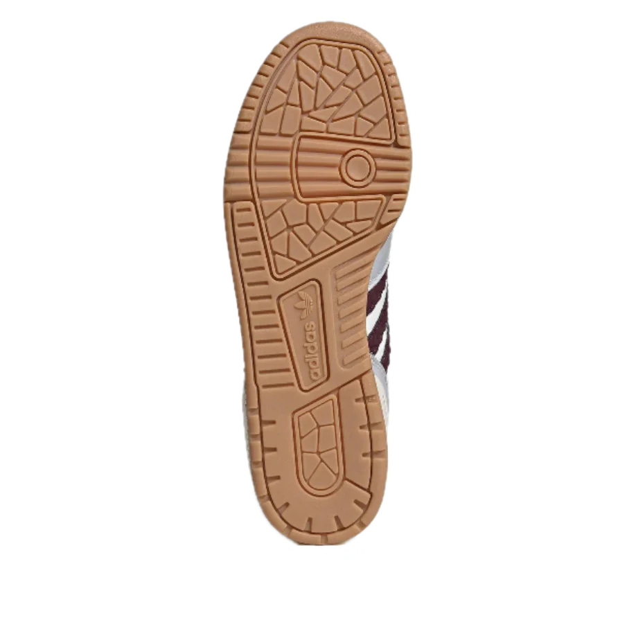 Adidas Rivalry Low JH9600 gum rubber outsole with adidas Trefoil logo