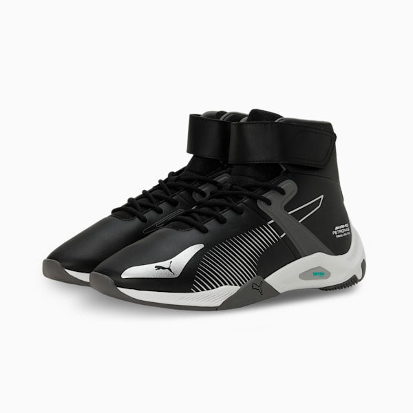 Puma MAPF1 A3rokart Mid Boot - Black/Sheen Green - brand27.com