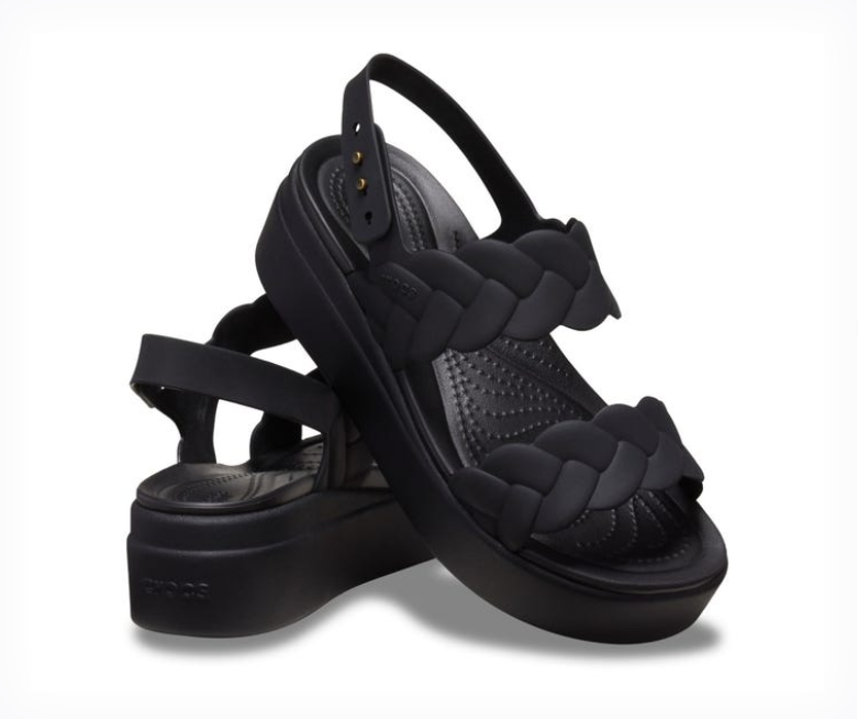 Crocs Brooklyn Woven Upper Low Wedge 209977-060