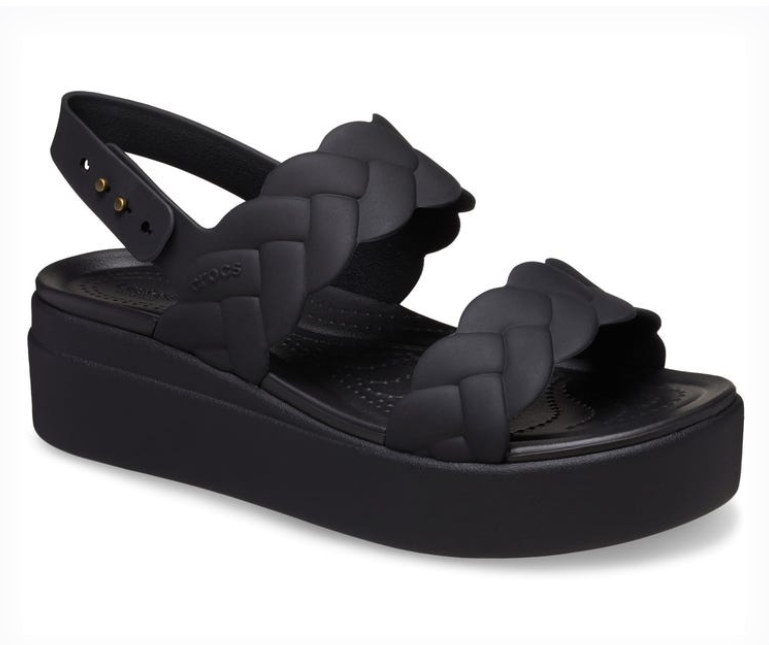 Crocs Brooklyn Woven Upper Low Wedge 209977-060