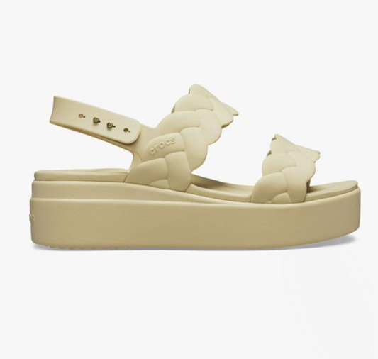 Crocs Brooklyn Woven Upper Low Wedge 209977-212