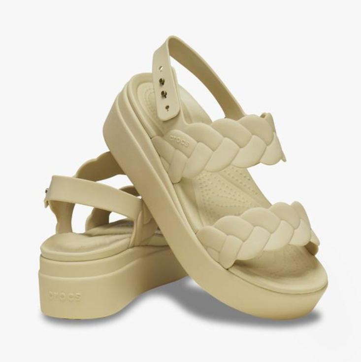Crocs Brooklyn Woven Upper Low Wedge 209977-212