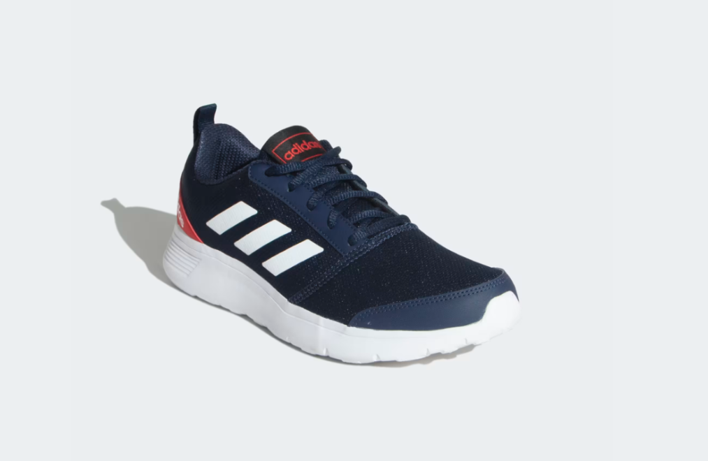 Adidas Adivat Men's Running Shoes Side View Blue EX2050