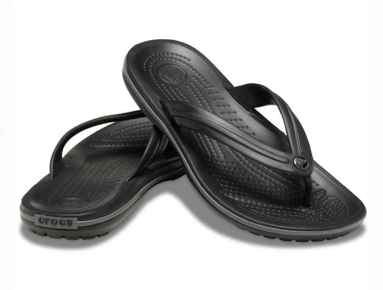 Crocs Crocband Flip Men Casual Slippers Black-Grey 11033-0DD
